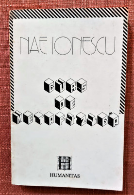 Curs de metafizica. Editura Humanitas, 1991 - Nae Ionescu foto