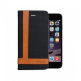 Husa Flip ASTRUM FC TEE RO Neagra pentru Apple iPhone 6/6S Plus