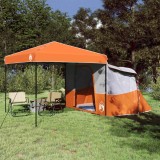 vidaXL Set Cort pentru Camping 2 pcs Portocaliu Tafetă și Material 3337177