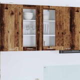 vidaXL Dulap suspendat Riga Lemn Vechi 80 x 31 x 80 cm Lemn compozit 884328