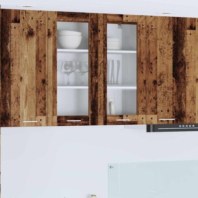 Dulap suspendat Riga Lemn Vechi 80 x 31 x 80 cm Lemn compozit foto