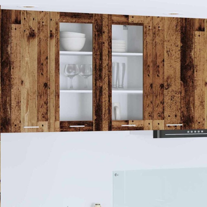 Dulap suspendat Riga Lemn Vechi 80 x 31 x 80 cm Lemn compozit