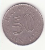 Malayesia 50 Sen 1973 - Agong.