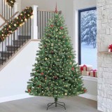 vidaXL Brad de Crăciun artificial cu ramuri articulare Verde 270 cm 3395522