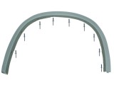 Bandou aripa, ornament fata BMW X1 (E84), 09.2009-08.2015, partea stanga, type M-Tech; grunduit, grunduit; plastic; TUNING,
