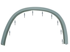 Bandou aripa, ornament fata BMW X1 (E84), 09.2009-08.2015, partea stanga, type M-Tech; grunduit, grunduit; plastic; TUNING,