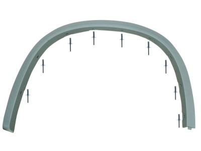 Bandou aripa, ornament fata BMW X1 (E84), 09.2009-08.2015, partea stanga, type M-Tech; grunduit, grunduit; plastic; TUNING, foto