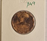 349, Ethiopia Etiopia, 25 Santeem - Hail&eacute; Selassi&eacute; I 1936 (1944), KM#36