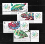 ROMANIA 2020 - CAMELEONI, VINIETA 2 DIN COALA DE POSTA, MNH - LP 2302