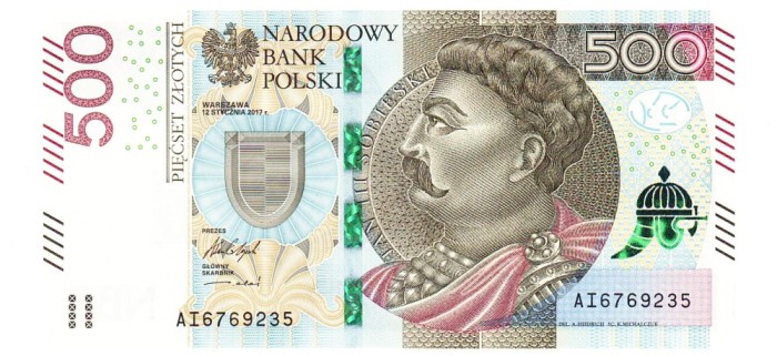 Polonia 500 Zlotych 2017 P-190b UNC