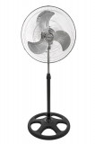 Ventilator cu picior ZILAN 3840,negru cu gri 3 in 1, Putere 55 W, 3 viteze, diametru 45 cm,