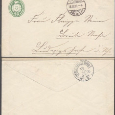 Switzerland 1891 Postal History Rare Cover Zurich DB.560