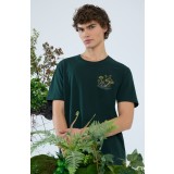 Medicine tricou barbati, culoarea verde, cu imprimeu