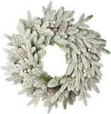 Coronita de Craciun MagicHome Frosty ninsa 3D+2D, 50 cm