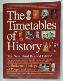 THE TIMETABLES OF HISTORY by BERNARD GRUN , A HORIZONTAL LINKAGE OF PEOPLE AND EVENTS , 1991