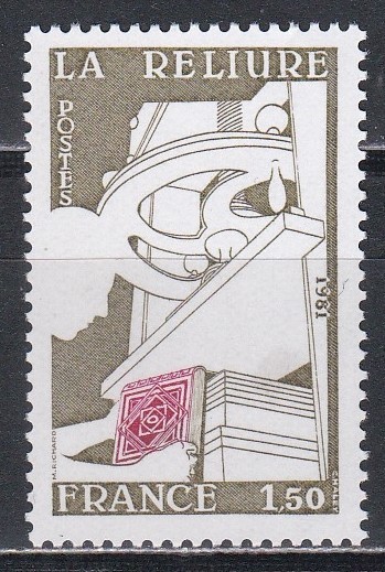 Franta 1981 - Meșteșuguri - Legătorie de cărți, MNH