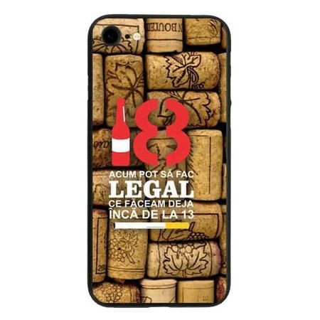 Husa apple iphone 7 plus multicolor mesaj 18