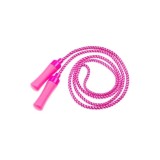 Coardă de sărit pentru copii cu m&acirc;nere, roz, 2 m
