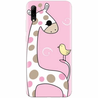 Husa silicon pentru Huawei P Smart 2019, Cute Giraffe foto