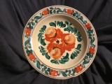 Farfurie romaneasca pictata perioada RSR anii 70 realizata la Sighisoara !
