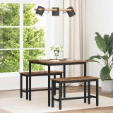 vidaXL Mese de sufragerie 80 x 80 x 75 cm METAL 892630