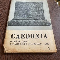 Caedonia. Revista de Istorie a Elevilor Liceului Octavian Goga din Sibiu 1