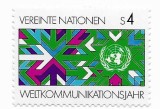 Natiunile Unite Viena (1) - Anul mondial al comunicatiilor, 1983 - neobliterata