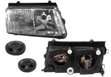 Far VW Passat Sedan+Combi (B5 (3B)) 1997-2000 TYC partea Dreapta, cu lampa ceata, tip bec H4+H7