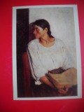 HOPCT 23410 PORTRET MALIAVINA-F A MALIAVIN 1869-1940 --MUZEE RUSIA - CP PICTURA --NECIRCULATA