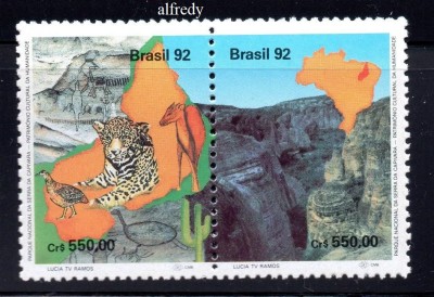 BRAZILIA 1992, Fauna, serie neuzata, MNH foto