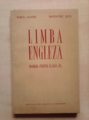 Limba engleza - P. LILIANA si R. EDITH , editie 1957 foto