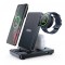 Incarcator Retea Wireless Joyroom JR-WQS01 Foldable 4in1, 7.5W, 1.5A, Negru