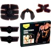 Set 5 Aparate Electrostimulare Musculara Monlove, Tonifiere Abdomen, Picioare, Brate, 6 Moduri, 15 Intensitate, EMS, Smart Fitness