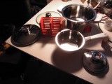 Set 2 Cratite Bachman Inox + Capac, Diametru 24cm, Inaltime 13/8cm + Uscator Vase IKEA
