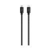 Cablu Date si Incarcare USB Type-C la Lightning Goui Metallic, 1 m, Negru G-METALLICC94BK