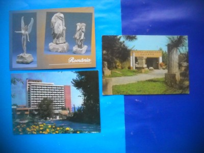 HOPCT LOT NR 881 MANGALIA--LITORAL-CT-3 CARTI POSTALE-RSR-NECIRCULATE foto