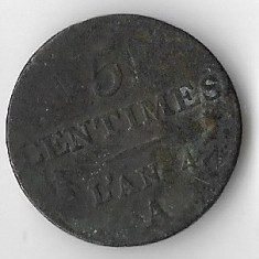 Moneda 5 centimes l'an 4 A (1795) - Franta