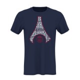 Lionel Messi tricou de copii eiffel messi navy - 4 roky