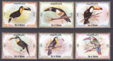 DB1 Fauna Pasari Ras al Khaima Tucani 6 v. MNH