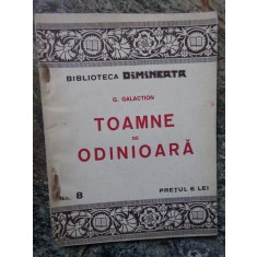 Gala Galaction -Toamne de Odinioara - Bibl.Dimineata nr.8