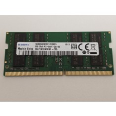 Memorie ram Laptop Samsung, 8GB, DDR4, 2666Mhz, 2Rx8, PC4-2666V, CL19, M471A1K43CB1-CTD, PC4-21300, 1.2V, non-ECC, Unbuffered, SODIMM, 260 pini