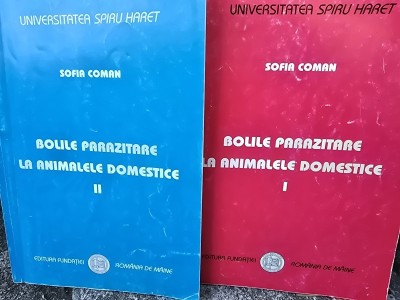 Sofia Coman Bolile parazitare la animalele domestice (volumul1 și 2) foto