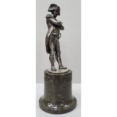 Napoleon I, Statueta din metal argintat, cca. 1900