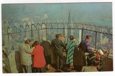 USA NEW YORK OBSERVATORUL EMPIRE STATE BUILDING foto