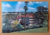 hotel Bucium - corespondenta Bucuresti, carte postala circulata, timbrata, veche