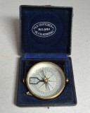 Busolă de precizie &icirc;n cutie originală &ndash; &bdquo;La Filotecnica&rdquo; Milano, Ing. A. Salmoiraghi &amp; C. (cca 1900&ndash;1930)