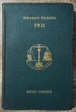 Almanach Hachette 1931