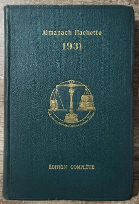 Almanach Hachette 1931 foto
