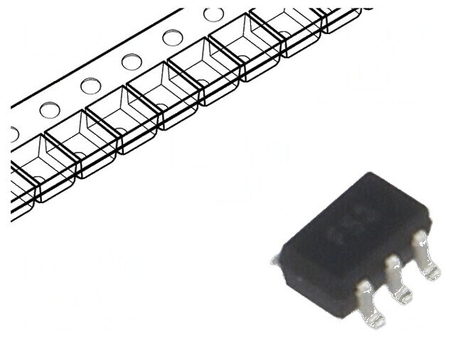 Diodă TVS 6V 6A 150W Unidirecțională SC70-5 pentru Protecție ESD