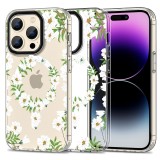 Cumpara ieftin Husa Tech-Protect MagMood iPhone 15 Pro magsafe daisy